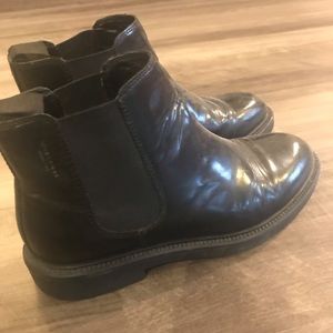 Vagabond Alex Black Leather Chelsea Boots Size 37